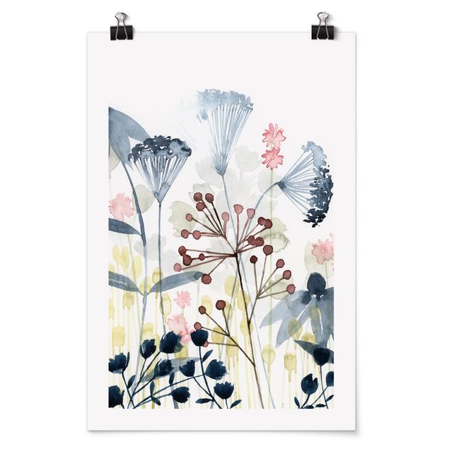 Poster flowers - Wildflower Watercolour I