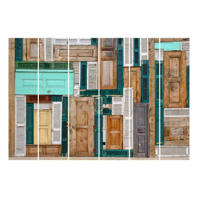 Sliding panel curtains set - The Doors