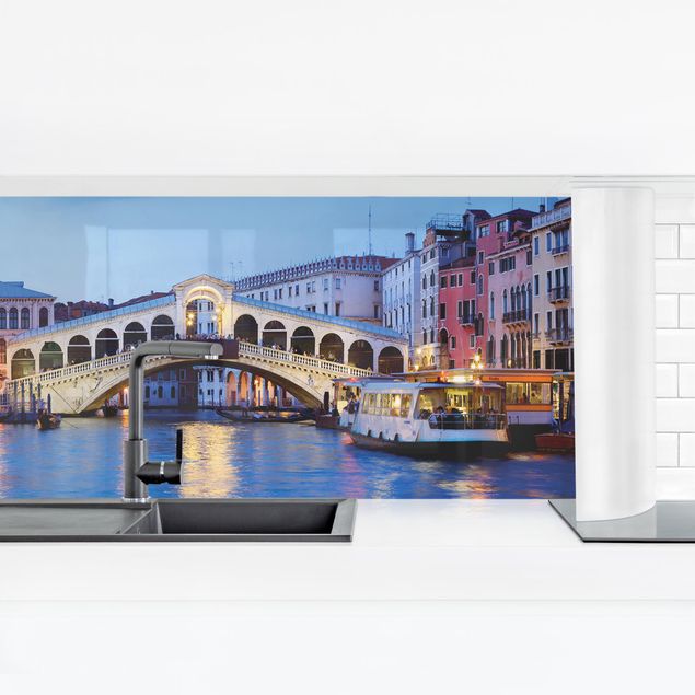 Kitchen splashbacks Rialto Bridge In Venice