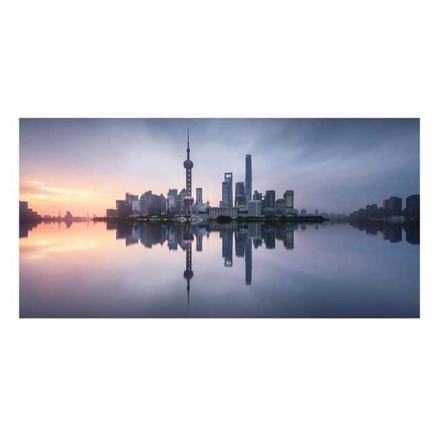 Forex print - Shanghai Skyline Morning Mood