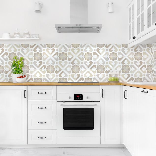 Kitchen splashback tiles Geometrical Tiles - Eearth