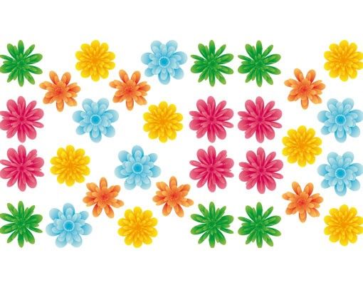 Window sticker - Small Summer Blossoms