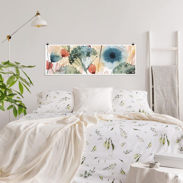 Panoramic poster flowers - Wild Flowers In Summer I