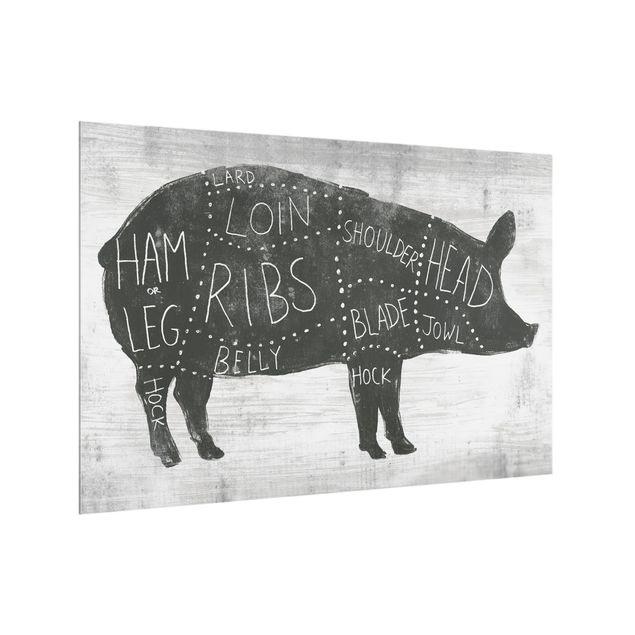 Splashback - Butcher Board - Pig