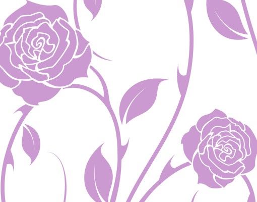 Plant wall decals No.IS74 rose tendril