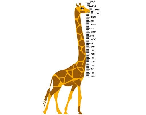 Animal wall decals No.CG146 Giraffe Chain