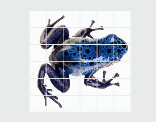 Tile sticker - Blue Frog