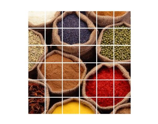 Tile sticker - Colourful Spices