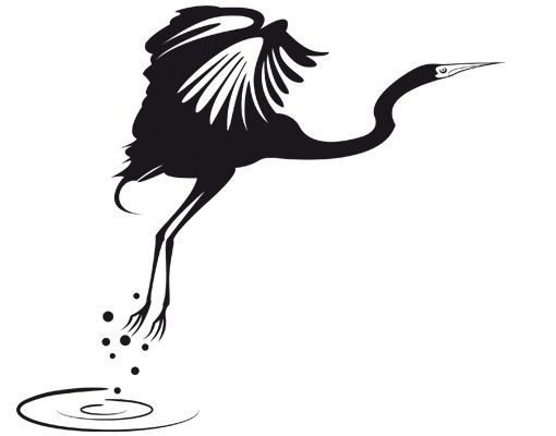 Window sticker - No.MW5 Hunting Crane