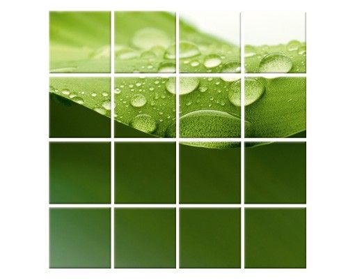 Tile sticker - Drops Of Nature