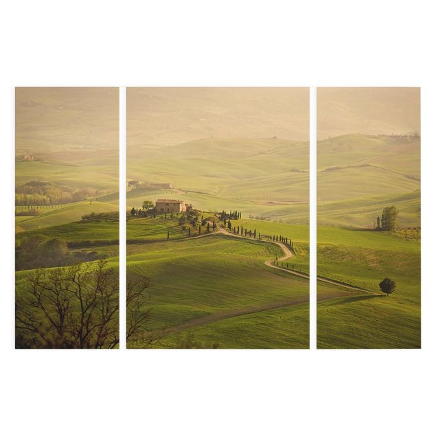 Print on canvas 3 parts - Chianti Tuscany