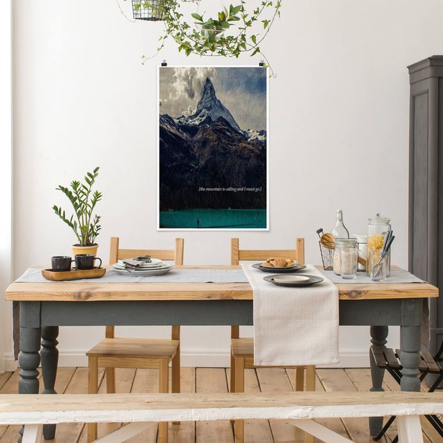 Poster - Poetic Landscapes - Mountain