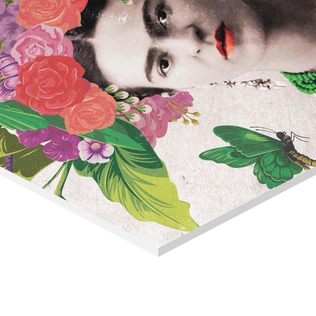 Forex hexagon - Frida Kahlo - Flower Portrait