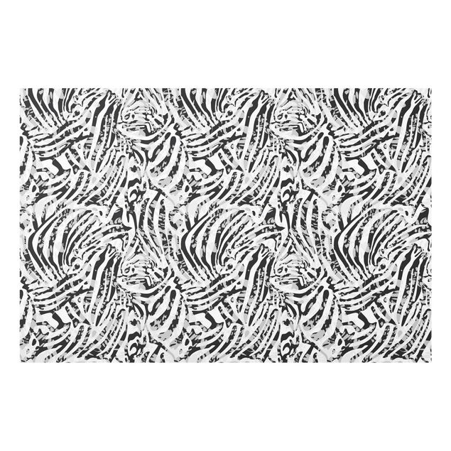 Glass splashbacks Zebra Pattern In Shades Of Grey