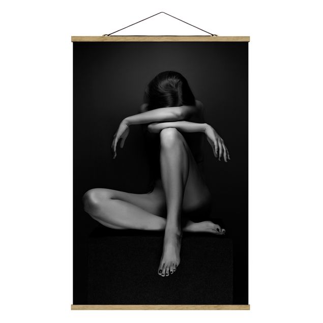 Fabric print with poster hangers - Desperate Woman