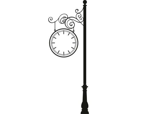 Retro wall decals Clock No.CG158 Lantern