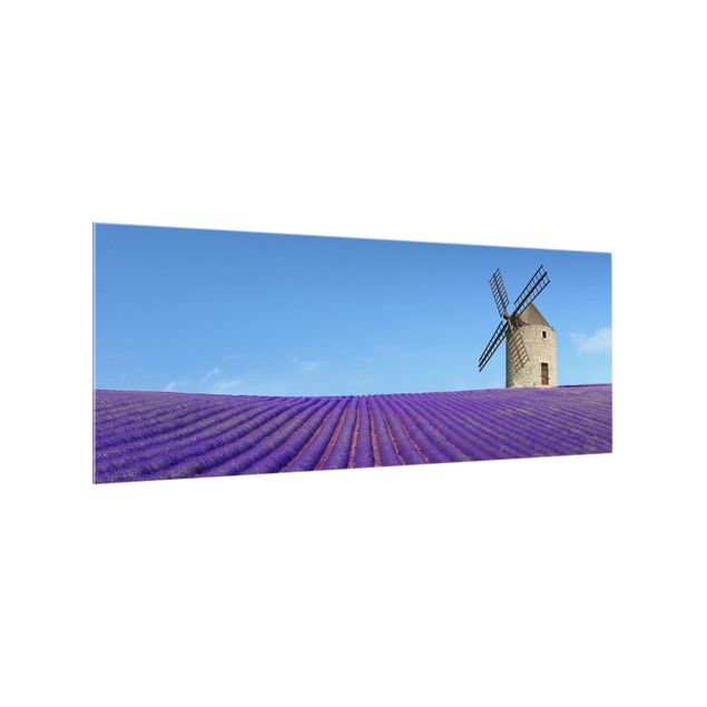Glass splashback Lavender Scent In The Provence