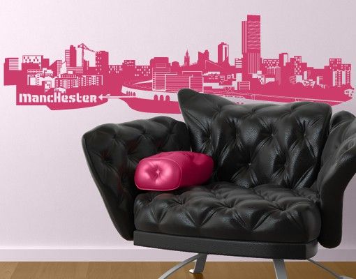 Wall stickers metropolises No.FB47 Manchester Skyline