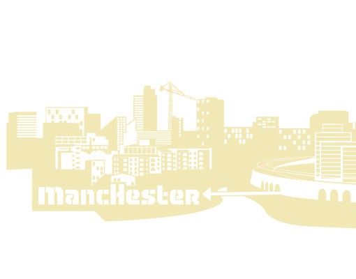 Cityscape wall stickers No.FB47 Manchester Skyline