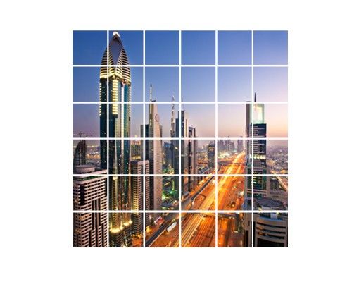 Tile sticker - Dubai