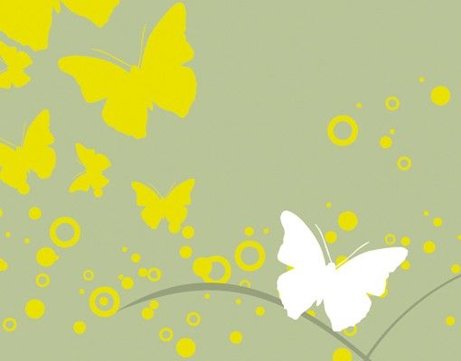 Tile sticker - Butterflies In The Spring