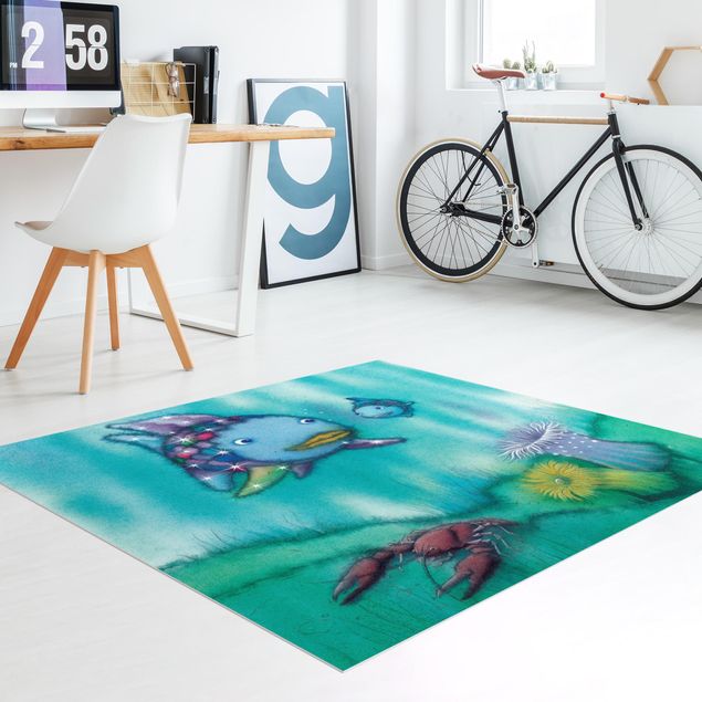 Modern rugs The Rainbow Fish - Two Fish Friends Out And About
