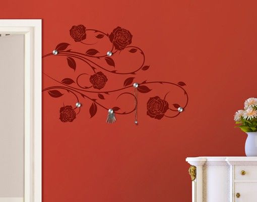 Wall stickers rose No.IS74 Rose Tendril