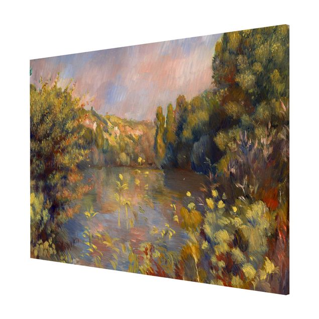 Magnetic memo board - Auguste Renoir - Lakeside Landscape