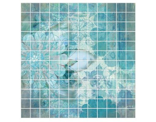 Tile sticker - Winter Flowers