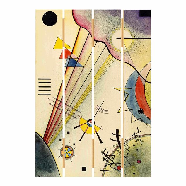 Print on wood - Wassily Kandinsky - Significant Connection