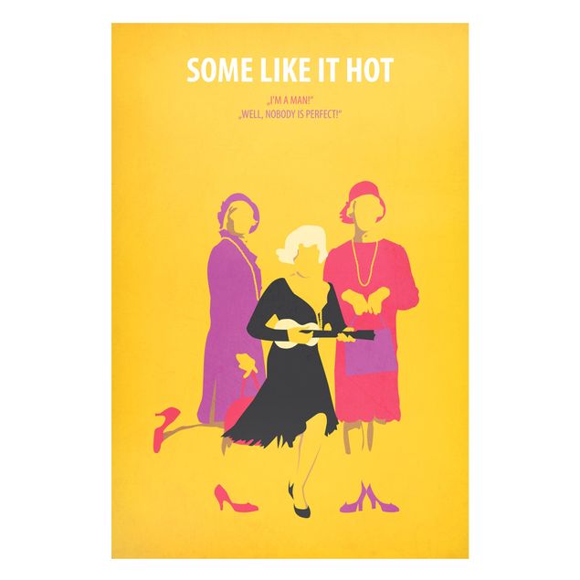 Magnetic memo board - Film Poster Some Like It Hot