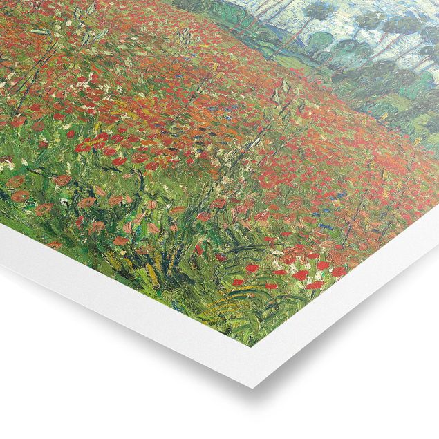 Poster - Vincent Van Gogh - Poppy Field