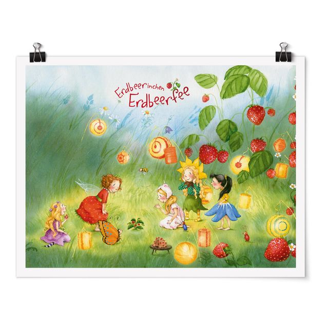 Poster - Little Strawberry Strawberry Fairy - Lanterns
