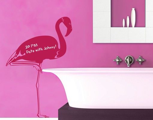 Wall stickers animals No.IS48 Flamingo