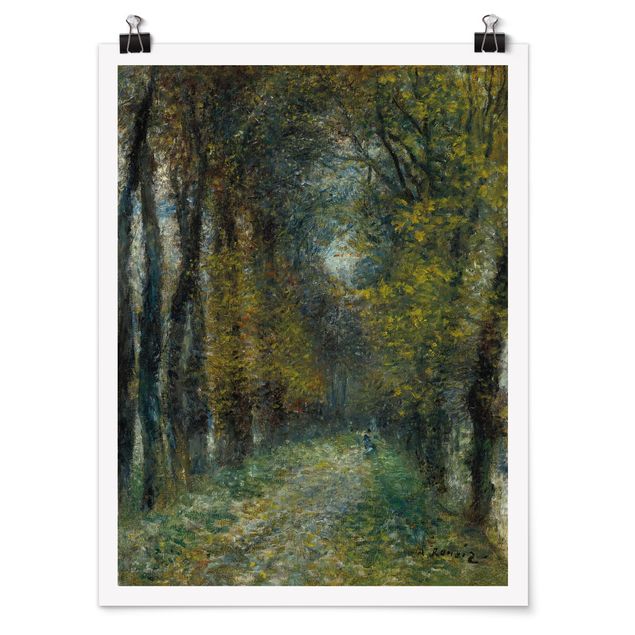 Poster art print - Auguste Renoir - The Allée