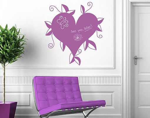 Love heart wall stickers No.RS45 Heart No.2