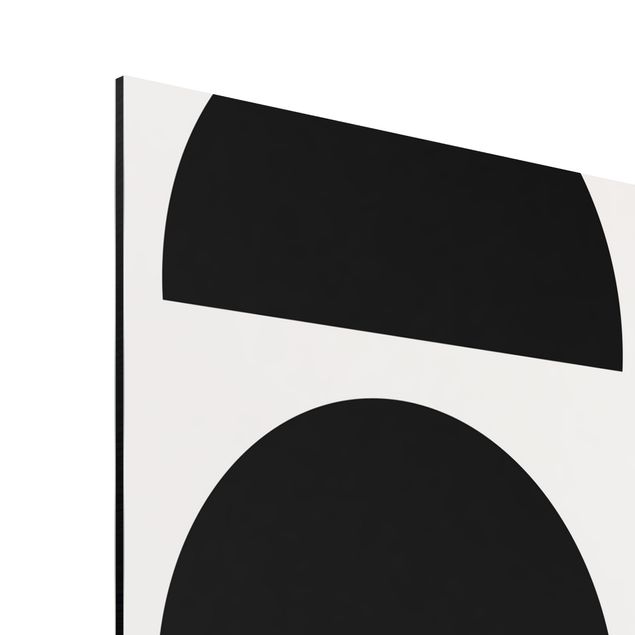 Alu-Dibond print - Geometrical Semicircle II
