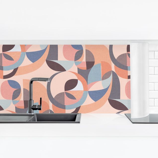 Kitchen wall cladding - Modern Circles