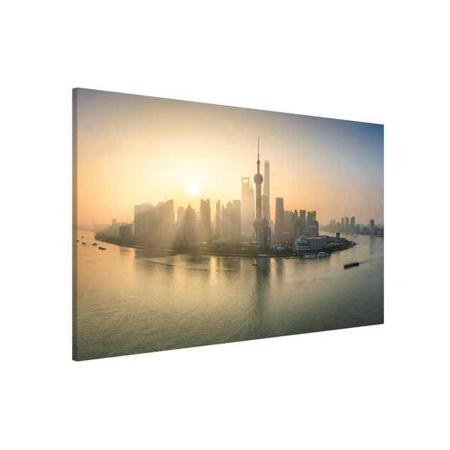 Magnetic memo board - Pudong At Dawn