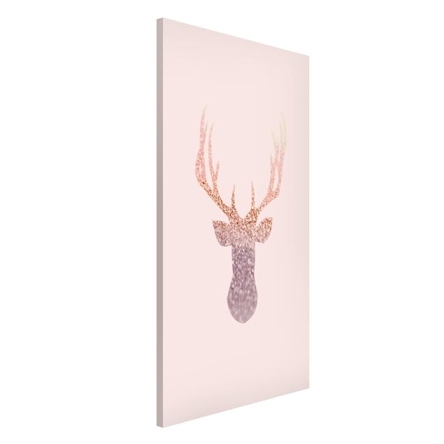 Magnetic memo board - Shimmering Deer