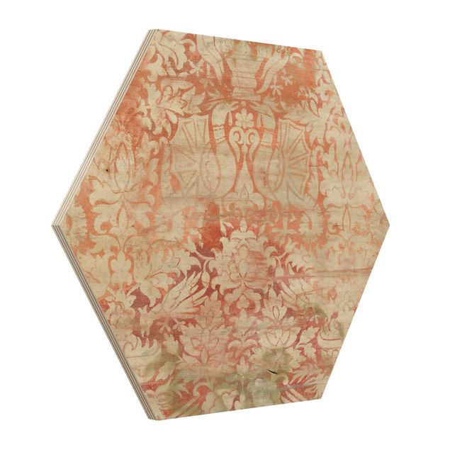 Wooden hexagon - Ornament Tissue II