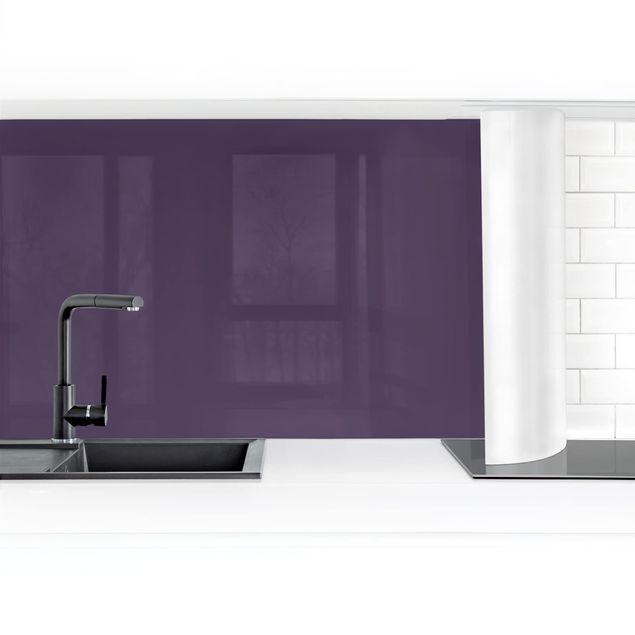 Kitchen wall cladding - Red Violet