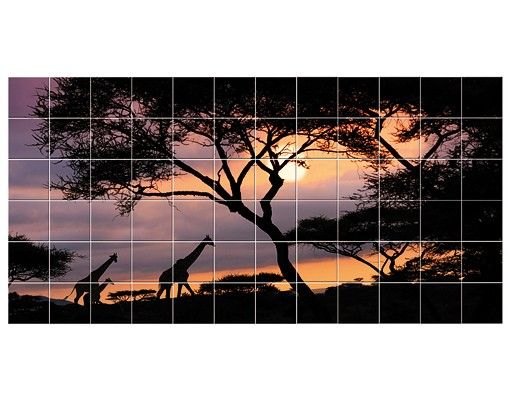 Tile sticker - African Safari