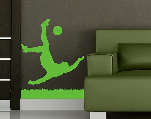 Wall stickers football No.1033 Footballer In Action