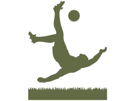 Wall stickers sport No.1033 Footballer In Action