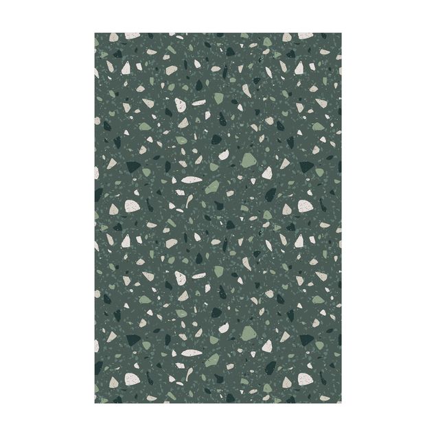 Dining room rugs Detailed Terrazzo Pattern Messina
