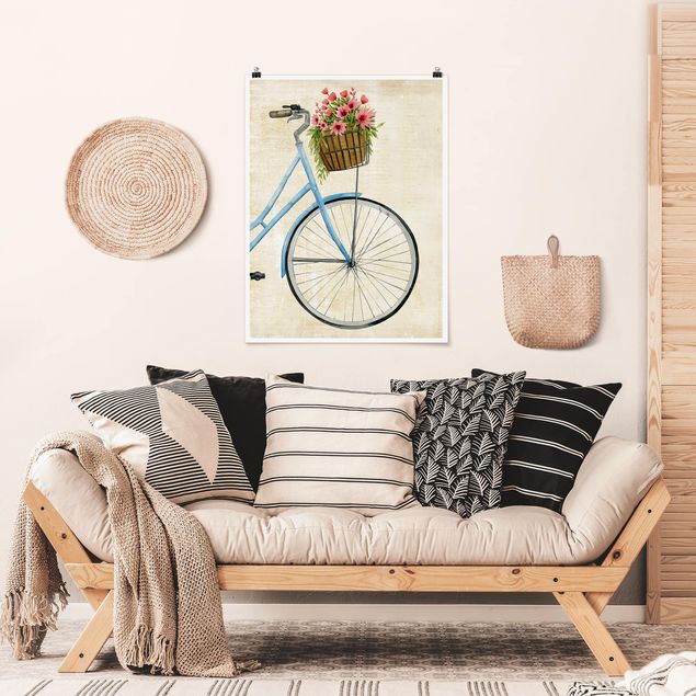 Poster art print - Flowers Courier I