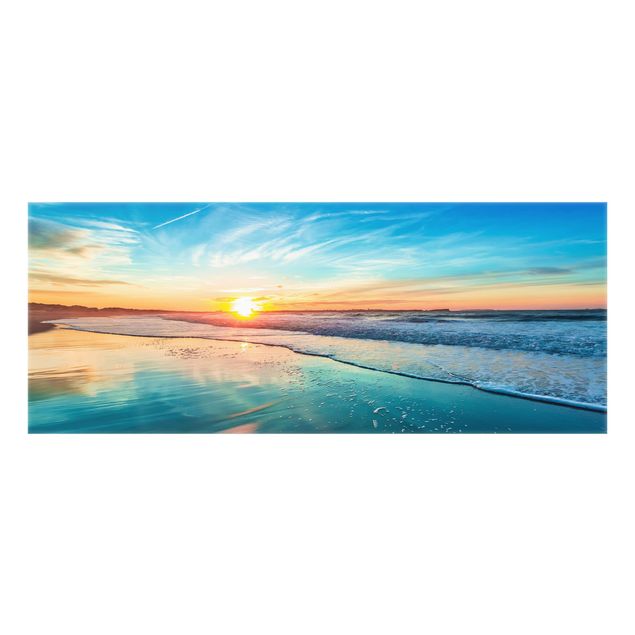 Splashback - Romantic Sunset By The Sea