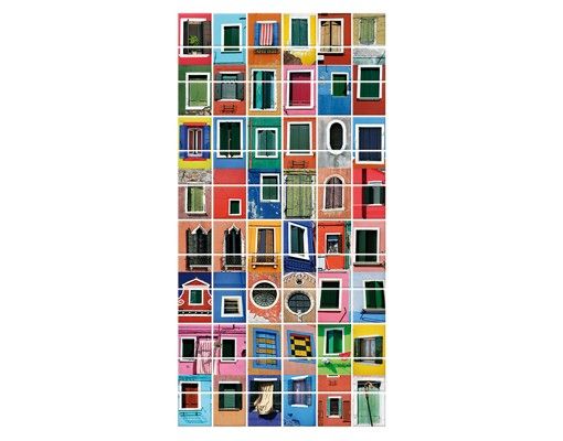 Tile sticker - Windows Of The World