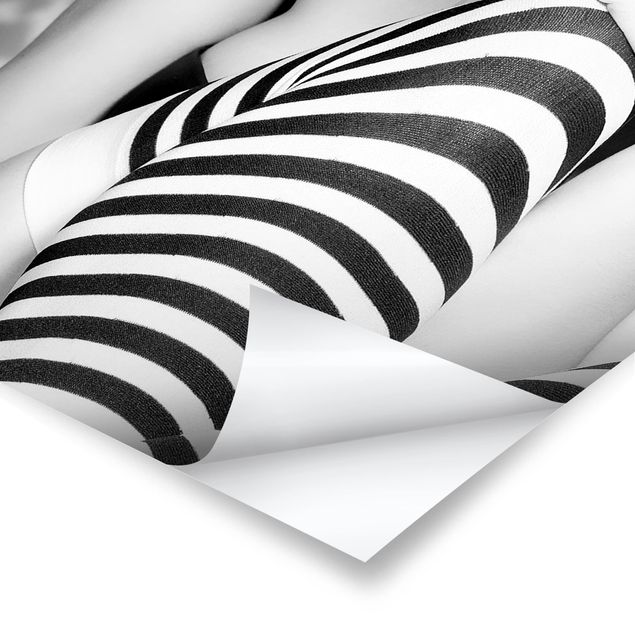 Poster black and white - Zagging that Zig